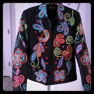 Fun jacket w Appliqué